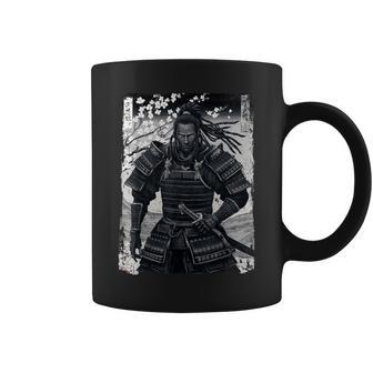 Black Afro African Japanese Style Yasuke Samurai Coffee Mug - Thegiftio UK