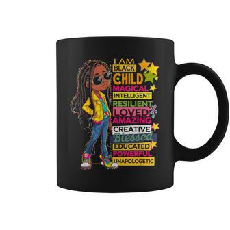 I Am Black Child History Month African American Youth Roots Coffee Mug - Thegiftio