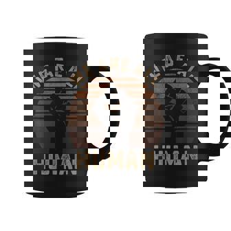 Black History We Are All Human African Melanin Black Pride Coffee Mug | Mazezy