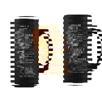 I Am Black Woman Black History Bhm Melanin African Womens Coffee Mug - Thegiftio