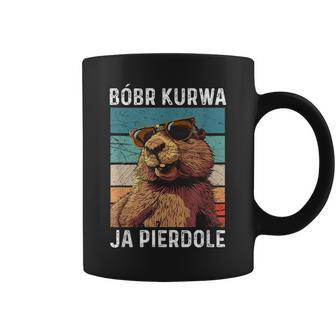 Bobr Kurwa Meme Retro Biber Kurwa Tassen - Geschenkecke