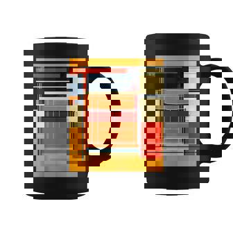 Bold Abstract Geometric Composition Art Tank Top Coffee Mug | Mazezy