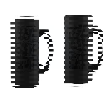 Bold Monochrome Typography コーヒーマグ - Kawaiitshirt