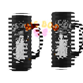 Her Boo & His Boo Matching Halloween Couples Coffee Mug | Mazezy