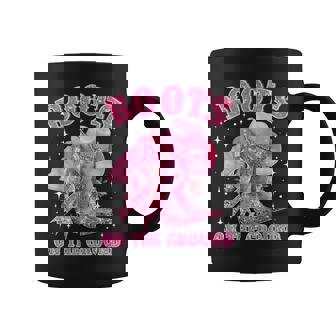 Boots On The Ground Cowgirl Western Breast Cancer Awareness Coffee Mug | Seseable FR