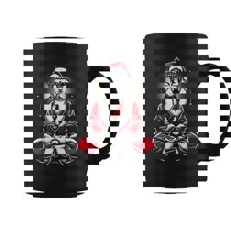 Bouddha Méditant Père Noël Noël Paix Zen Bouddha Tasse - Cadeauxyz