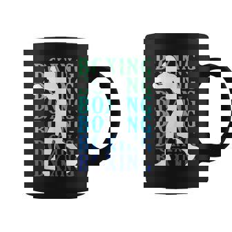 Boxeo Boxing Boxeador Atleta Chico Niño Retro Taza de café - Regaloses