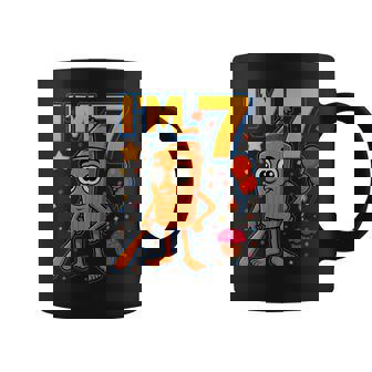 Boy Tung Tung Sahur 7 Year Old Italian Brainrot 7Th Birthday Coffee Mug | Seseable FR