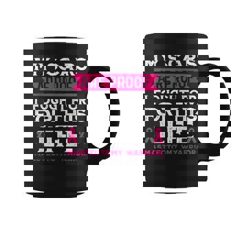 Breast Cancer Warrior Mastectomy Breast Surgery Coffee Mug | Mazezy