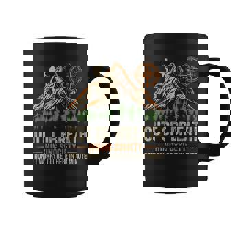 Out Of Breath Hiking Society Outdoor Hiker Nature Lovers Coffee Mug | Seseable FR