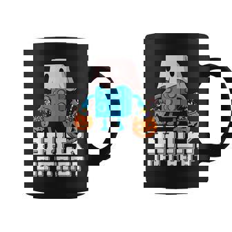 Brick Or Treat Brick Master Builder Halloween Block Building Coffee Mug - Thegiftio