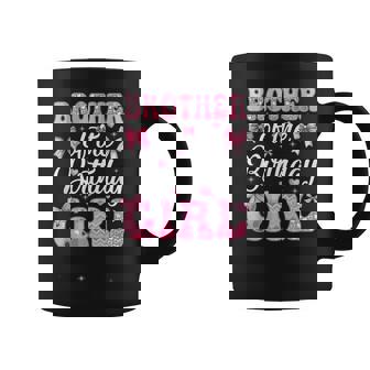 Brother Of The Birthday Girl Family Pink Coquette Bow Coffee Mug | Seseable UK