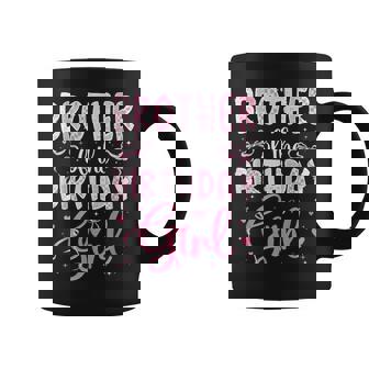Brother Of The Birthday Girl Matching Pink Coquette Bow Coffee Mug - Monsterry