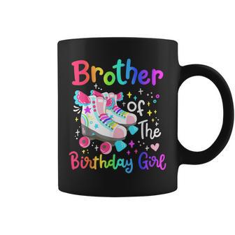 Brother Of Birthday Girl Skater Roller Skate Family Party Coffee Mug - Thegiftio UK