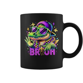 Bruh 67 Mardi Gras Six Seven Alligator Boys 67 Mardi Gras Coffee Mug - Thegiftio UK