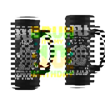 Bruh It's My 10Th Birthday Birthday Boy Gamers Pixel Number Coffee Mug | Seseable FR