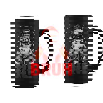 Bruh Santa Rock On Snowflake Christmas Xmas Boys Coffee Mug - Thegiftio