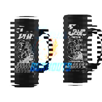 Burnouts Or Bows Team Boy Team Burnouts Gender Reveal Coffee Mug | Mazezy