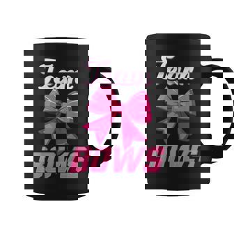 Burnouts Or Bows Team Girl Team Bows Gender Reveal Coffee Mug | Mazezy