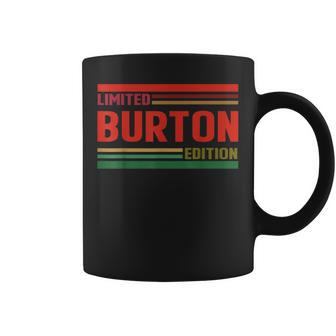 Burton Limited Edition Burton Name Personalized Coffee Mug - Thegiftio UK