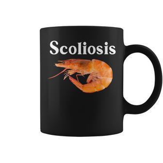 Camarones Divertidos Y Lindos Para La Escoliosis Taza de café - Regaloses
