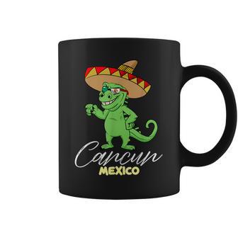 Cancun Mexico Mexican T Rex Dino Cancun Coffee Mug - Thegiftio UK