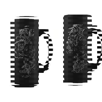 Cane Corso Dog Tribal Vintage Retro Graphic Coffee Mug - Thegiftio