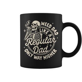 Cannabis Stoned Weed Dad Like A Regular Dad Only Way Higher Coffee Mug - Thegiftio UK