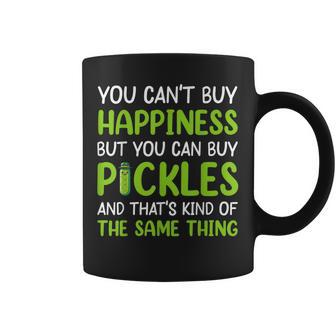 You Can't Buy Happiness But You Can Buy Pickles Coffee Mug - Thegiftio UK
