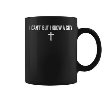 I Can't But I Know A Guy Retro Vintage Coffee Mug | Mazezy