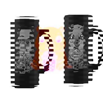Capybara With Bubble Tea Boba Tea Cute Coffee Mug | Seseable FR