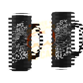 Car Racing Remote Control Old Man With RC Car Coffee Mug | Mazezy