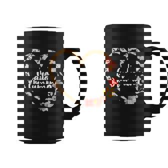 Cardio Drumming Fitness Gym Leopard Floral Heart For Women Coffee Mug - Monsterry
