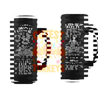 I Care For The Cutest Little Turkeys Thanksgiving Nurse Coffee Mug | Mazezy