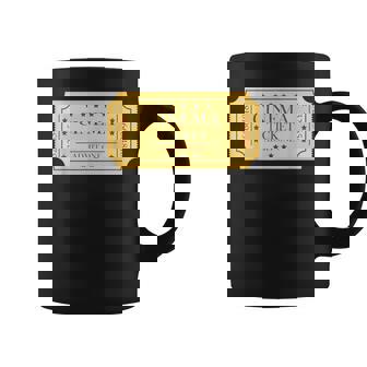 Caricatura De Entradas De Cine Regalos Únicos Y Divertidos Para Amantes De La Novedad Taza de café - Regaloses