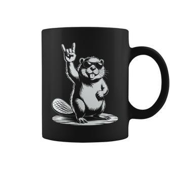 Castor Punk Rock Rocker Heavy Metal Tasse - Cadeauxyz