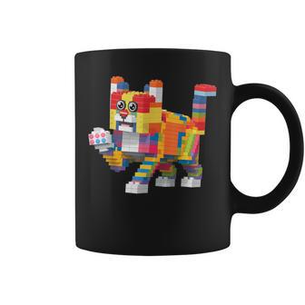 Cat Brick Master Builder Block Building Brick Builder Coffee Mug - Thegiftio