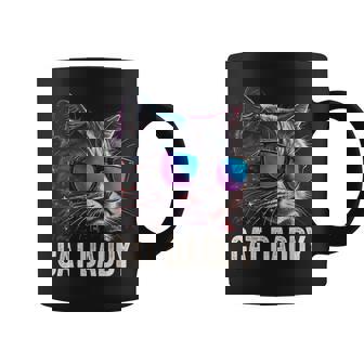 Cat Daddy Cat Sunglasses Cool Cat Dad Father Coffee Mug | Mazezy