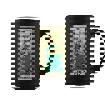 Cat Lady Tarot Card Vintage Gothic Deck Reader Lover Women Coffee Mug | Seseable FR