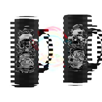 Cat Ramen Santa Hat Japanese Christmas Xmas Coffee Mug | Mazezy