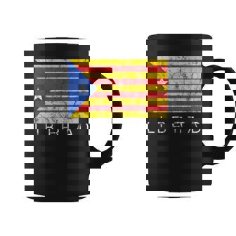 Catalunya Independencia Catalana Libertad Barcelona Bandera España Taza de café - Regaloses