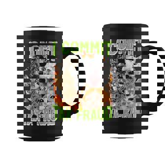 Cats I Commit Tax Fraud Saying Meme Humor Women Coffee Mug | Seseable CA