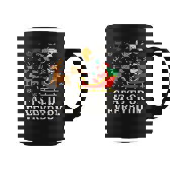 Cats For Everybody Christmas Cat Xmas Santa Coffee Mug | Seseable CA