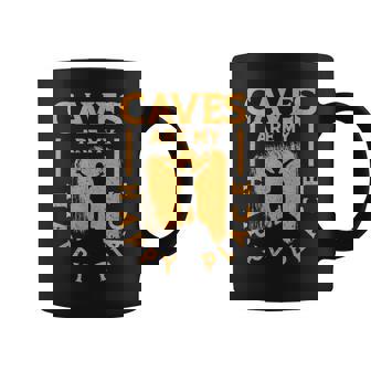 Caves Place Happy Spelunking Caving Cave Diving Speleology Coffee Mug | Mazezy