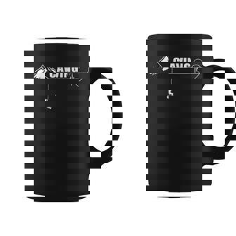 Caving Heartbeat Love Mountain Speleology Caves Heartbeat Coffee Mug | Mazezy