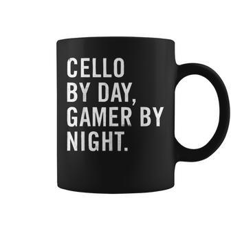 Cello By Day Gamer By Night Coffee Mug - Thegiftio UK