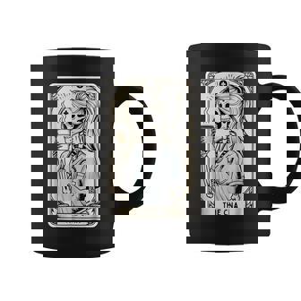 Certified Nurse Assistant Tarot Card Skeleton Cna Halloween Coffee Mug | Seseable CA