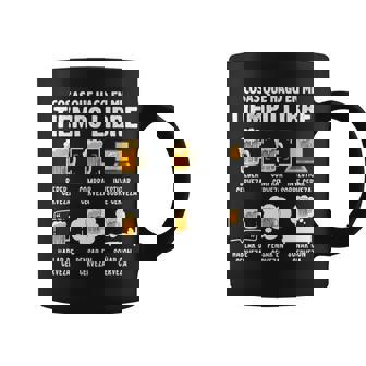 Cerveza Cosas Que Hago En Mi Tiempo Libre Humor Manga Larga Taza de café - Regaloses