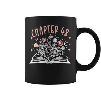Chapter 48Th Birthday Bookworm 48 Years Old For Book Loves Coffee Mug | Mazezy