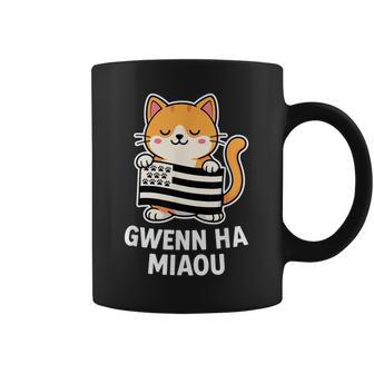 Chat Breton Gwenn Ha Du – Bretagne Humour Empreintes Patte Tasse - Cadeauxyz